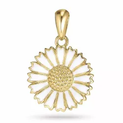 15 mm margriet hanger in verguld sterlingzilver - Marie