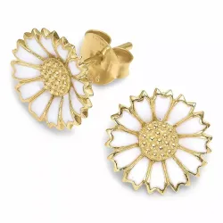 11 - 12 MM margriet oorsteker in verguld sterlingzilver - Marie