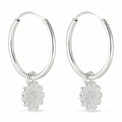 18 mm margriet creool in zilver - Maggie
