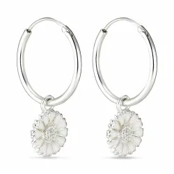 18 mm margriet creool in zilver - Marie
