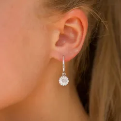 18 mm margriet creool in zilver - Marie