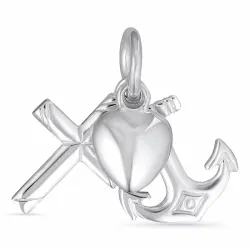 geloof-hoop-liefde hanger in zilver - Amoré