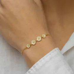 margriet armband in verguld sterlingzilver - Maggie