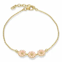 margriet roze armband in verguld sterlingzilver - Maggie