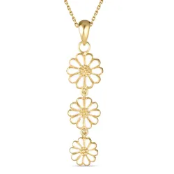 margriet ketting in verguld sterlingzilver - Maggie