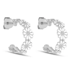 18 mm margriet creool in zilver - Maggie