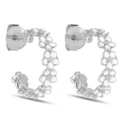 17,5 mm margriet creool in zilver - Majse