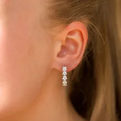 17,5 mm margriet creool in zilver - Majse