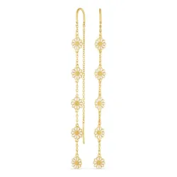 margriet ketting oorbellen in verguld sterlingzilver - Maggie