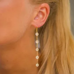 margriet ketting oorbellen in verguld sterlingzilver - Maggie