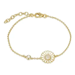 margriet zirkoon armband in verguld sterlingzilver - Marie