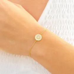 margriet zirkoon armband in verguld sterlingzilver - Marie