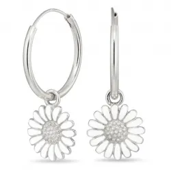 18 mm margriet creool in zilver - Matilda