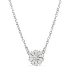 margriet ketting in zilver met hanger in zilver - Maggie