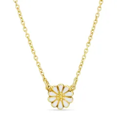 margriet ketting in verguld sterlingzilver met hanger in verguld sterlingzilver - Maggie