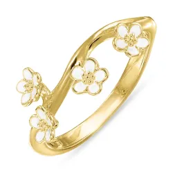 margriet ring in verguld sterlingzilver - Majse