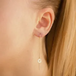 margriet ketting oorbellen in verguld zilver - Maggie