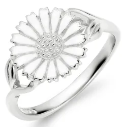 11 mm margriet ring in zilver