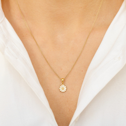 margriet hanger in verguld sterlingzilver - Maggie