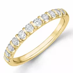diamant mémoire ring in 14 karaat goud 0,50 ct