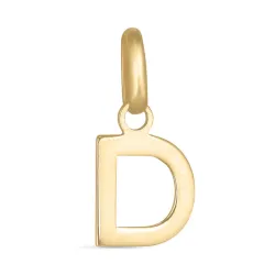 letter d hanger in 8 karaat goud - My Letter