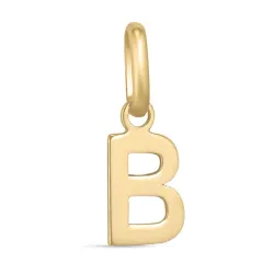 letter b hanger in 8 karaat goud - My Letter