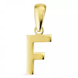 letter f hanger in 8 karaat goud
