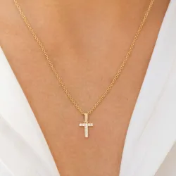 letter t hanger in 8 karaat goud - My Letter