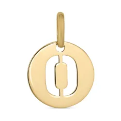 letter o hanger in 8 karaat goud - My Letter