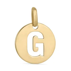 letter g hanger in 8 karaat goud - My Letter
