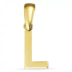 letter l hanger in 8 karaat goud