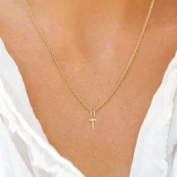 letter t hanger in 8 karaat goud - My Letter