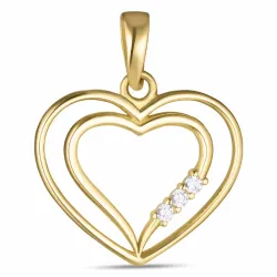 hart hanger in 9 karaat goud - Gold Collection