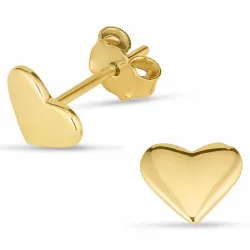 hart oorsteker in 8 karaat goud - Gold Collection