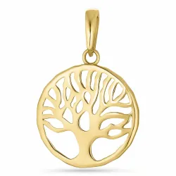 12 mm boom van het leven hanger in 8 karaat goud - Gold Collection