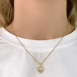 hart hanger in 8 karaat goud - Gold Collection