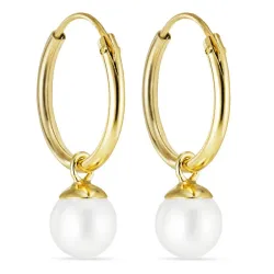 12 mm creool in 9 karaat goud - Gold Collection