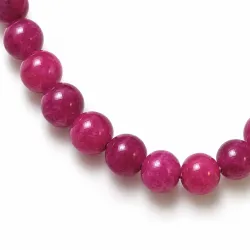 roze toermalijn ketting in verguld staal - AURA