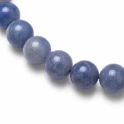 blauwe aventurijn armband in verguld staal - AURA