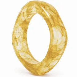 geel bangle in hars - AURA
