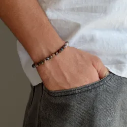pietersiet armband in nylon met verstelbaar koord