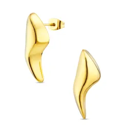 waterproof oorbellen in verguld staal - OCEANA