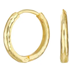 20 mm creool in verguld zilver