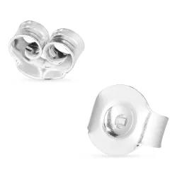 1 paar butterflies in zilver