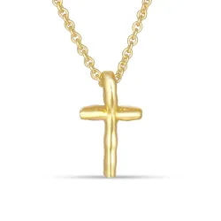 letter t hanger met ketting in verguld sterlingzilver - My Letter