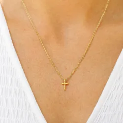 letter t hanger met ketting in verguld sterlingzilver - My Letter