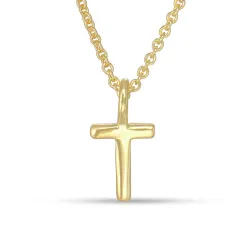 letter t hanger met ketting in verguld sterlingzilver - My Letter