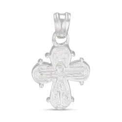 10,5 x 12,5 mm dagmarkruis hanger in zilver - Amoré
