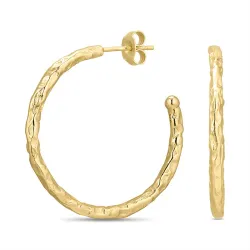 30 mm creool in verguld zilver