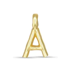 letter a hanger in verguld sterlingzilver - My Letter